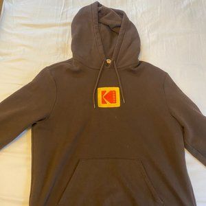 Large Dark Brown Kodak Hoodie Sweater Sweatshirt